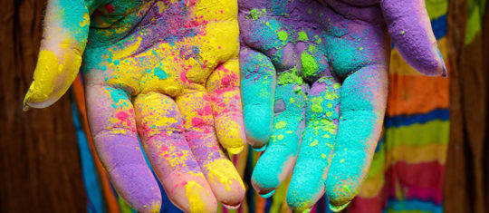 poudre de couleur